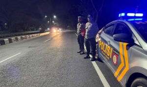 Patroli Blue Light Polsek Kediri Cegah Kejahatan Jalanan di Jalur Rawan BIL Lombok Barat