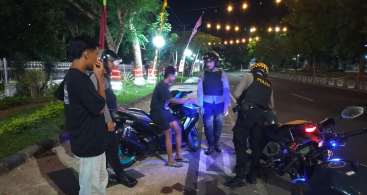 Polres Lombok Barat Intensifkan Patroli Malam di Gerung dan Labuapi
