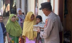 Polsek Kediri Terus Galakkan Program Peduli Stunting di Desa Kediri