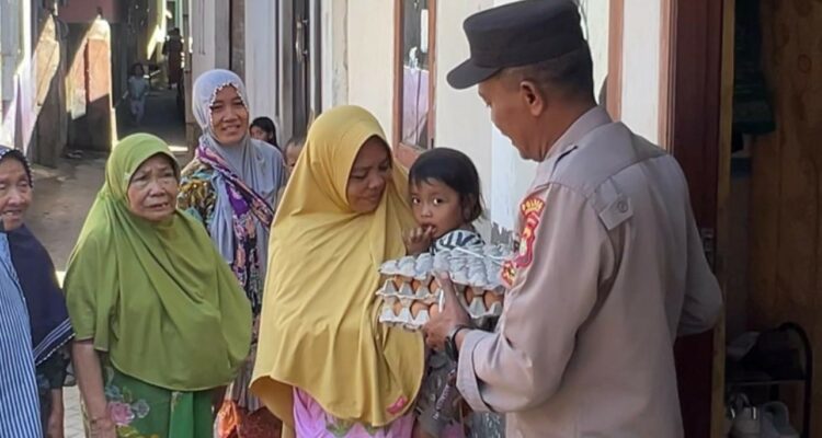 Polsek Kediri Terus Galakkan Program Peduli Stunting di Desa Kediri