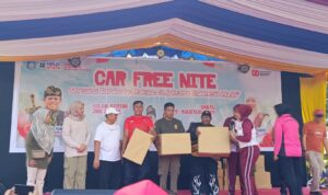 Ribuan Warga Padati Car Free Day di Lombok Barat, Bupati dan Kapolres Turun Langsung
