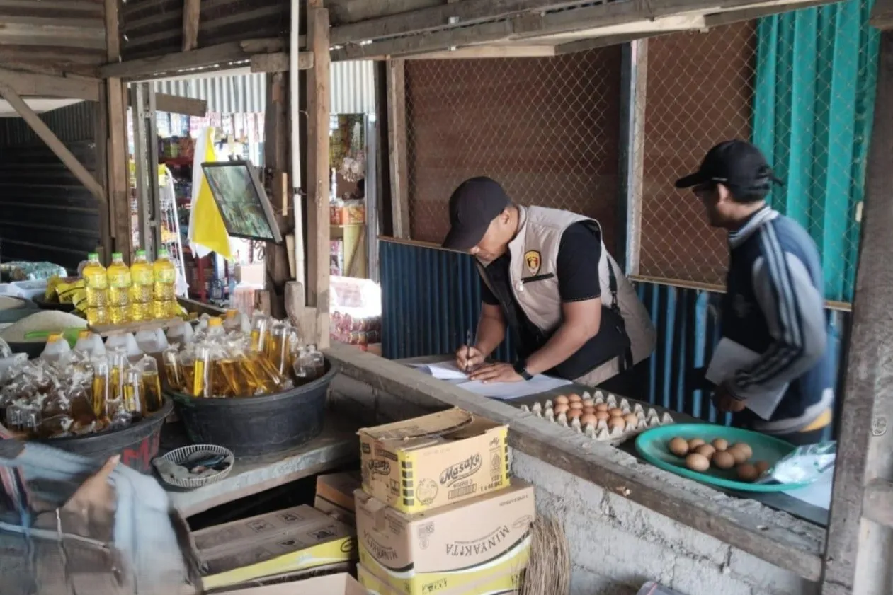 Polres Lombok Barat Pastikan Harga Beras Sesuai HET