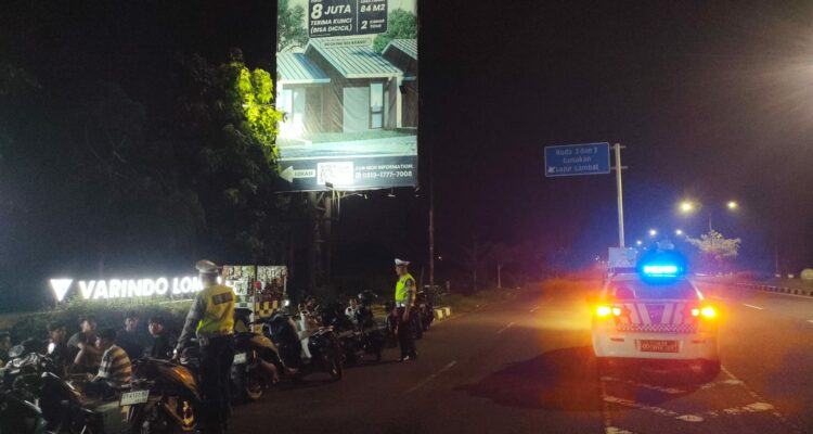 Blue Light Patrol Satlantas Lombok Barat, Aman Tanpa Balap Liar
