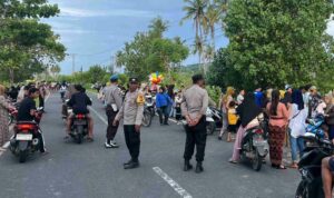 Lalu Lintas Sekotong Kondusif Saat Prosesi Adat Nyongkolan
